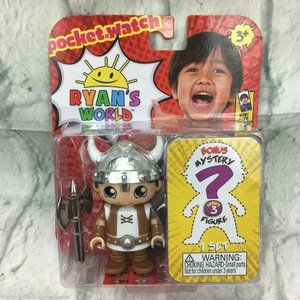 Ryan's World Pocket Watch Viking Ryan & Bonus Mystery Figure Series 3 NIP